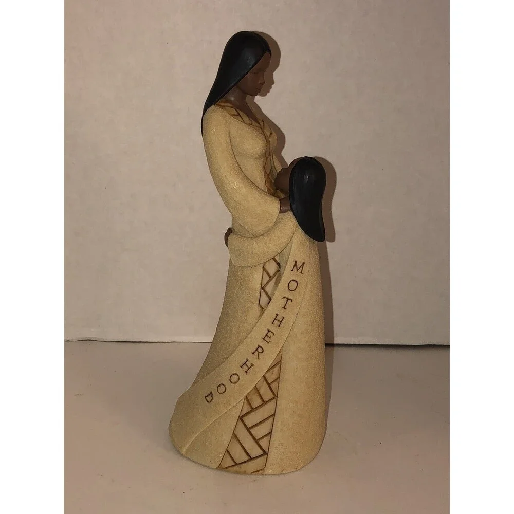 Motherhood Fatherhood Black Figures African American Positive Image Daughter 11”